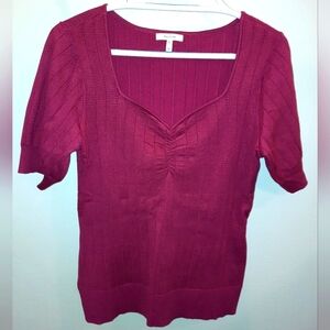 Maurice’s lightweight maroon sweater size medium excellent used condition